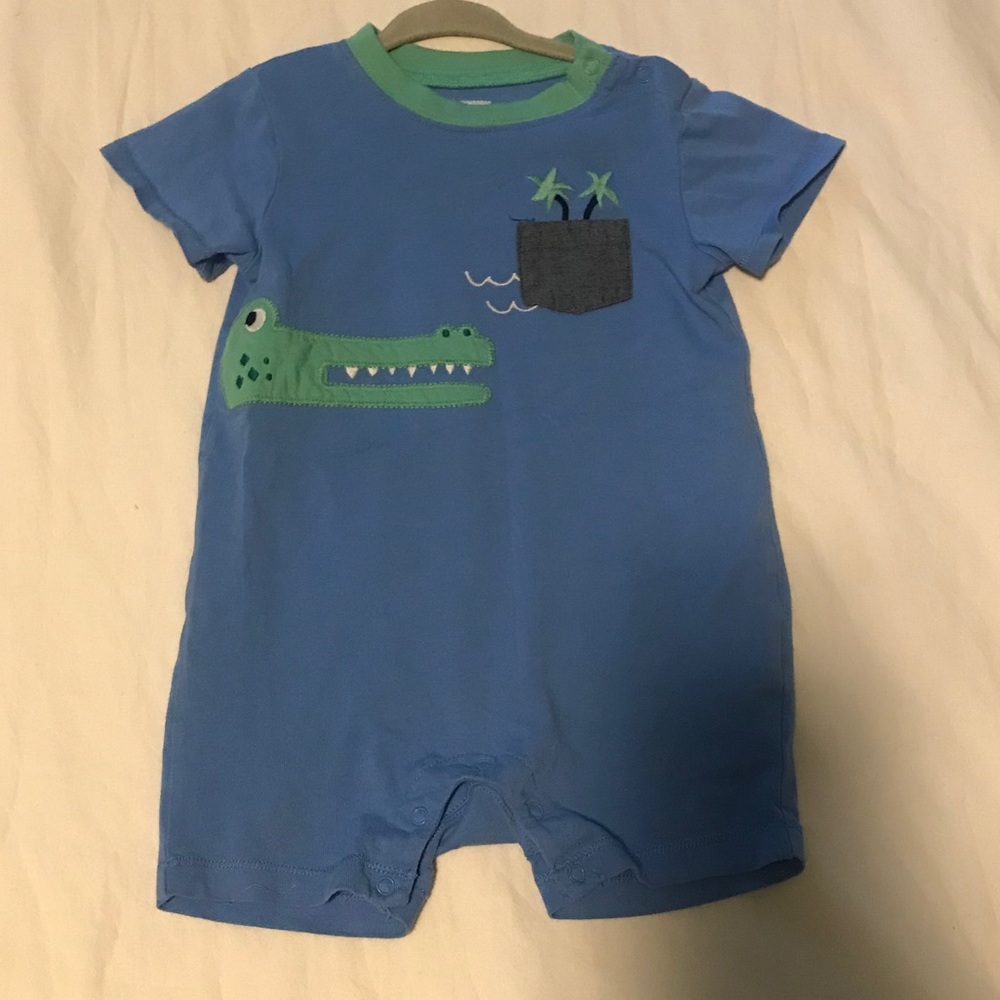 Gymboree alligator romper 18-24 month